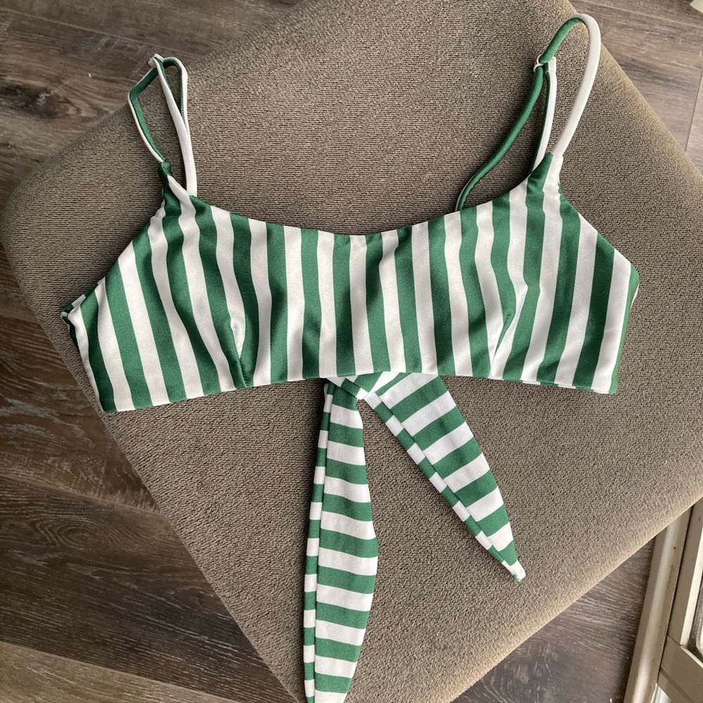 Faithfull the Brand Striped Swim Top
